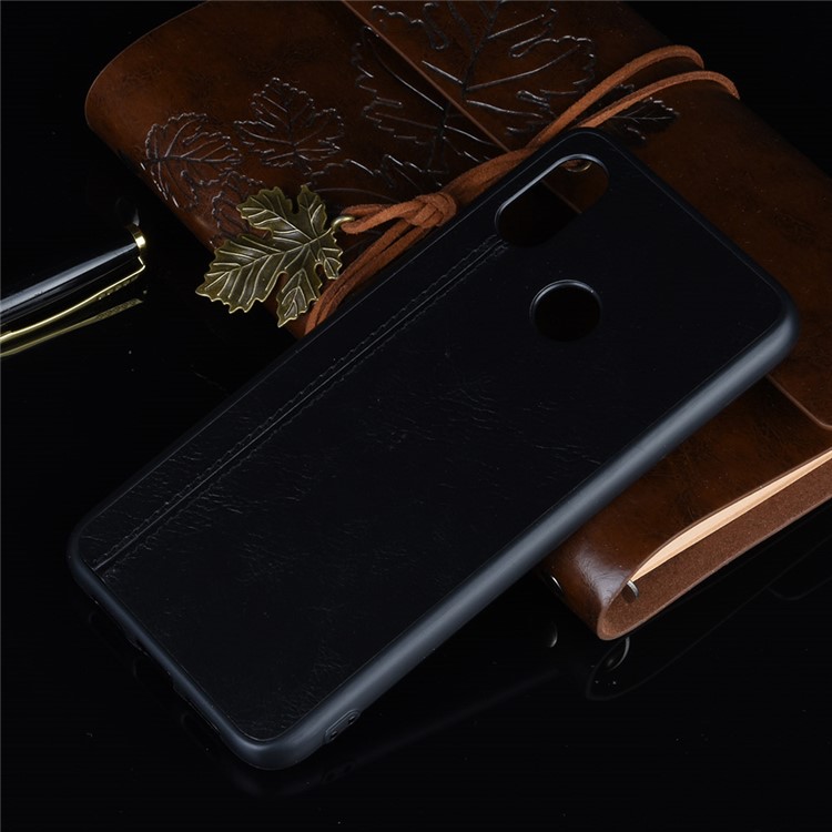 Leather Coated PC + TPU Combo Protective Cover for Xiaomi Mi 8 SE (5.88-inch) - Black-7