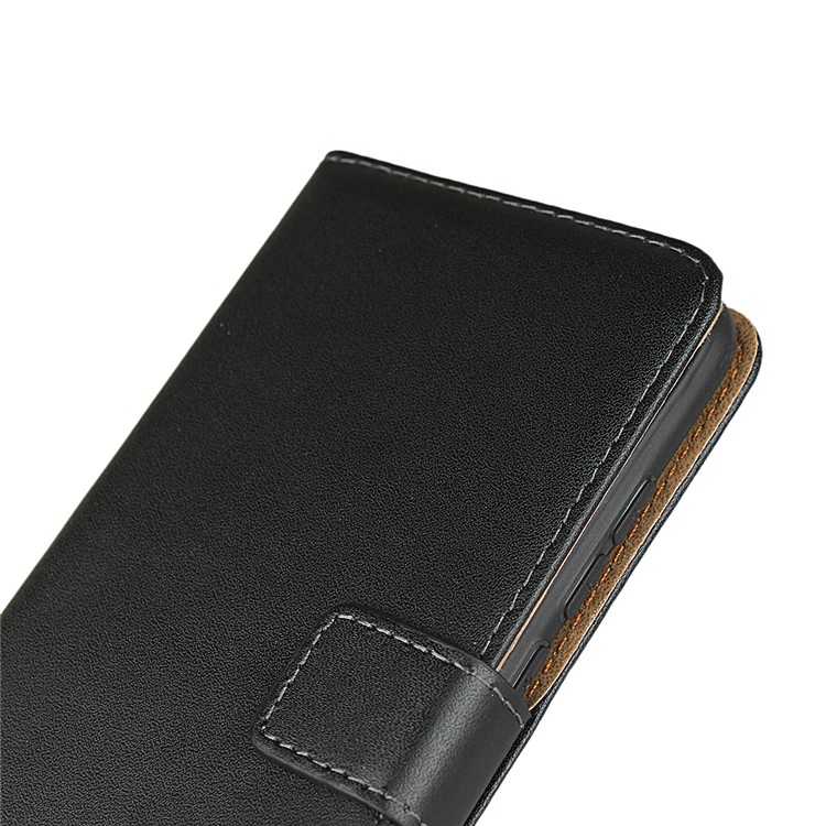 Genuine Leather Wallet Stand Phone Protective Cover for Xiaomi Redmi 8A-8