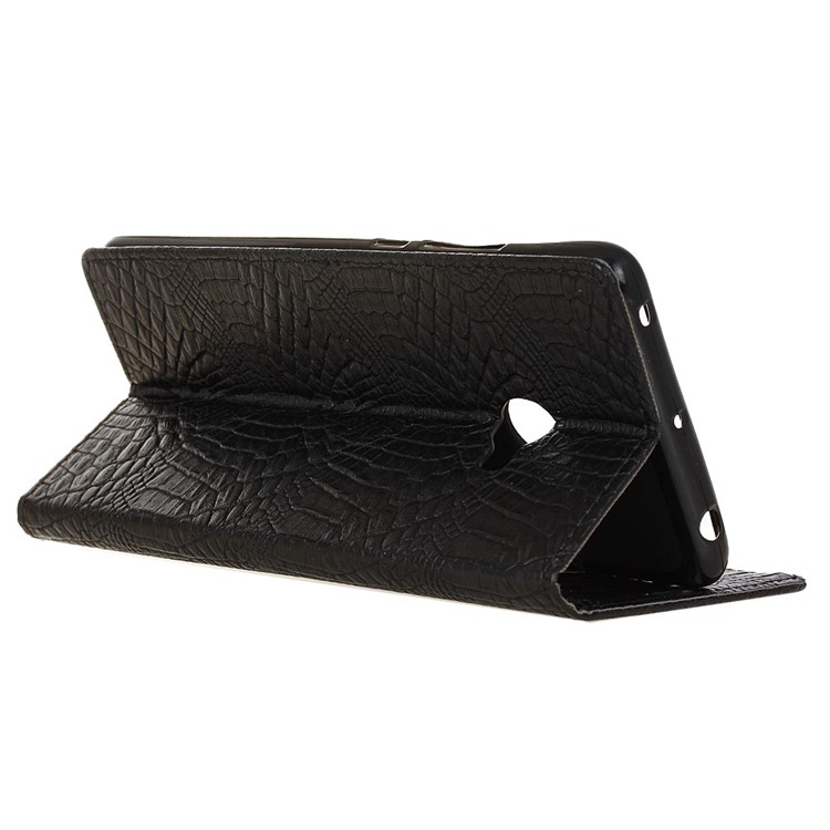 Crocodile Texture Wallet Leather Phone Case for Xiaomi Mi Note 2 - Black-5
