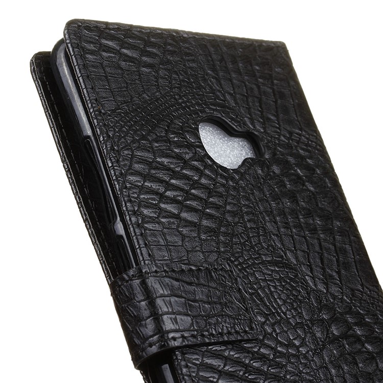 Crocodile Texture Wallet Leather Phone Case for Xiaomi Mi Note 2 - Black-7