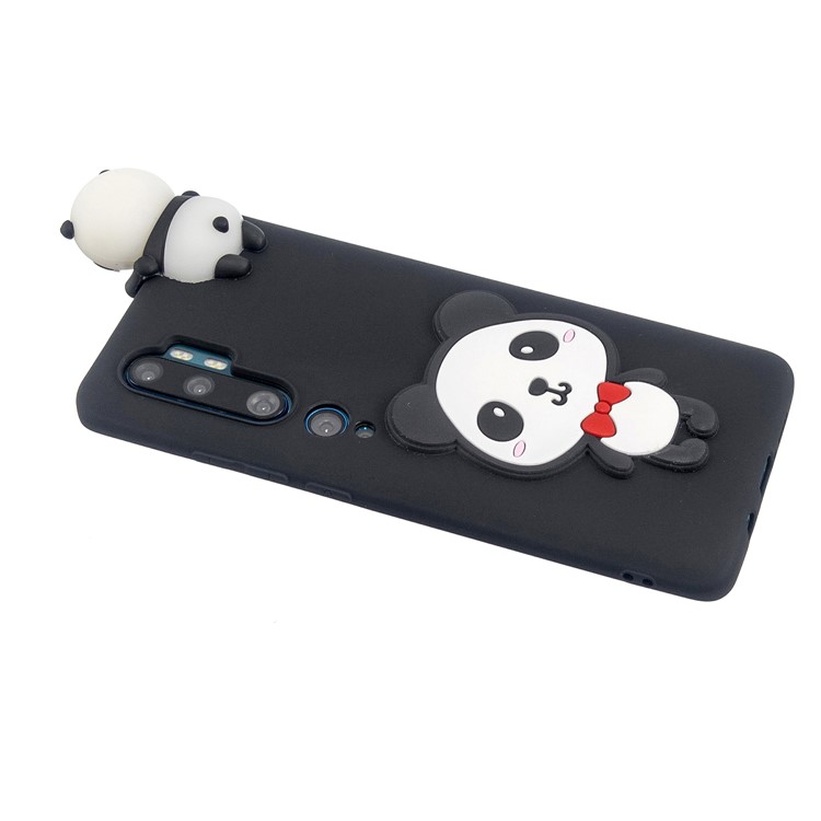 3D Animal Doll Decor TPU Back Case Cover for Xiaomi Mi Note 10 - Panda-4