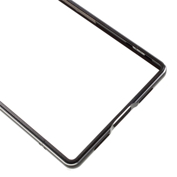 Screw Lock Plated Aluminium Alloy Bumper Case for Xiaomi Mi Mix - Black-5