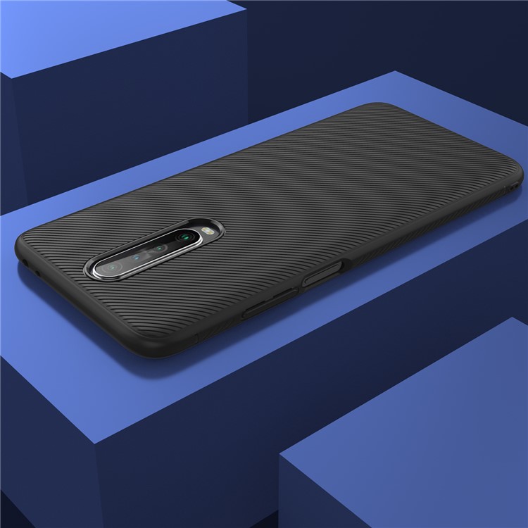 LENUO Twill Texture TPU Case for Xiaomi Redmi K30 - Black-7