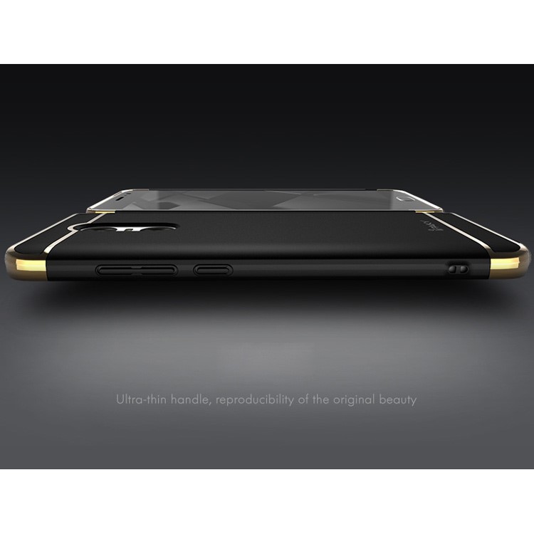 IPAKY 3-In-1 Plating PC Hard Phone Case for Xiaomi Redmi Pro - Black-2