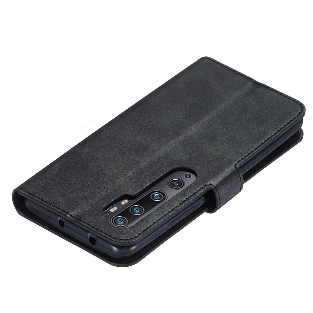 Carrinho Carteira Caso Tampa Do Telefone De Couro Para Xiaomi Mi Nota 10 / Mi CC9 Pro / Mi Nota 10 Pro - Preto-8