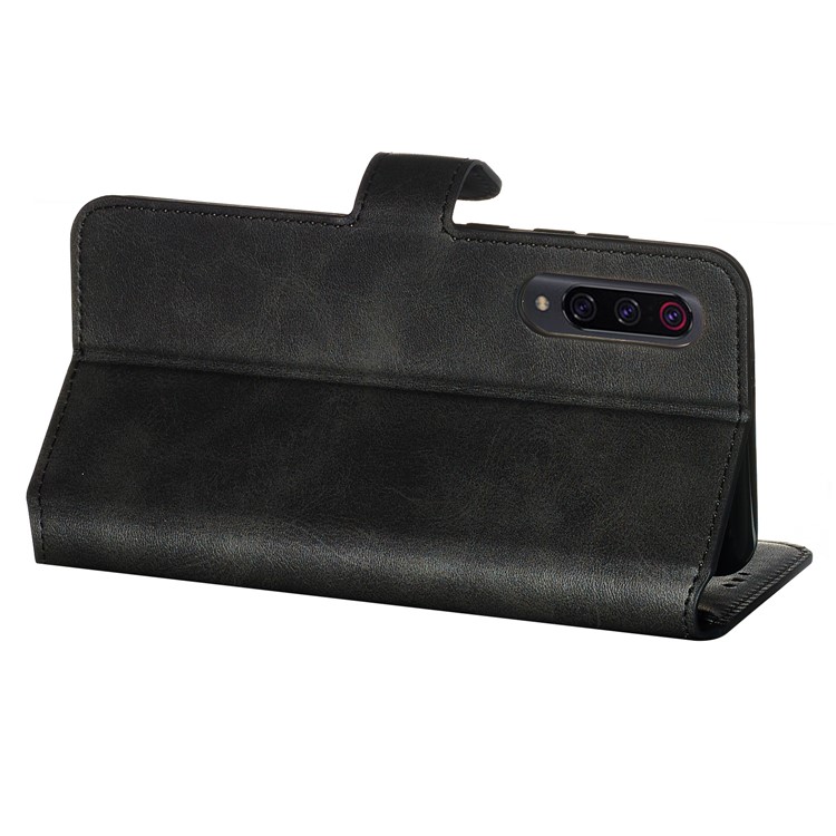 Leather Stand Case with Card Slots for Xiaomi Mi 9 Pro - Black-3