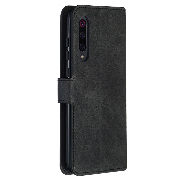 Leather Stand Case with Card Slots for Xiaomi Mi 9 Pro - Black-6