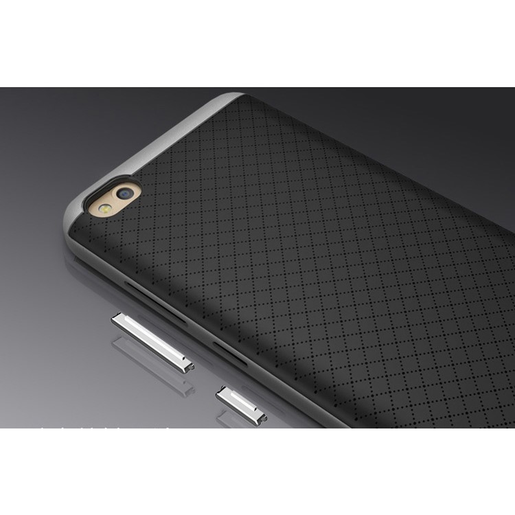 IPAKY PC Frame + TPU Back Hybrid Case for Xiaomi Redmi 4a - Silver-3