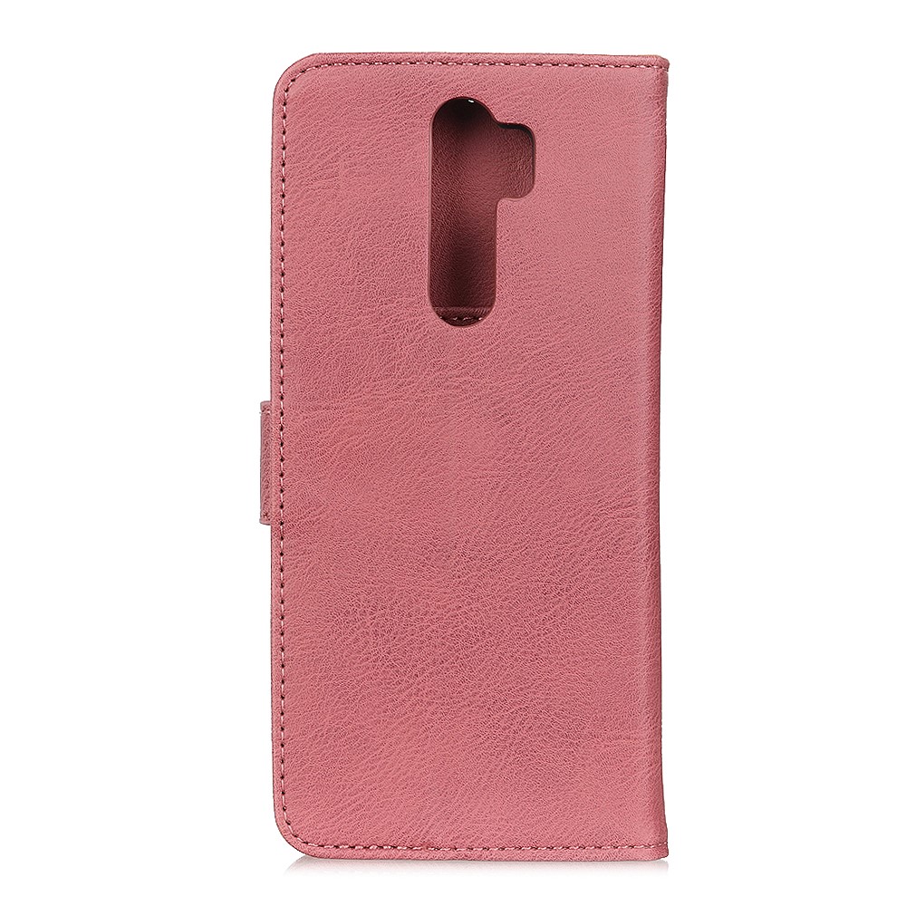 Khazneh Brieftasche Ständer Leder Handyabdeckung Gehäuse Für Xiaomi Redmi Anmerkung 8 Pro - Rosa-3