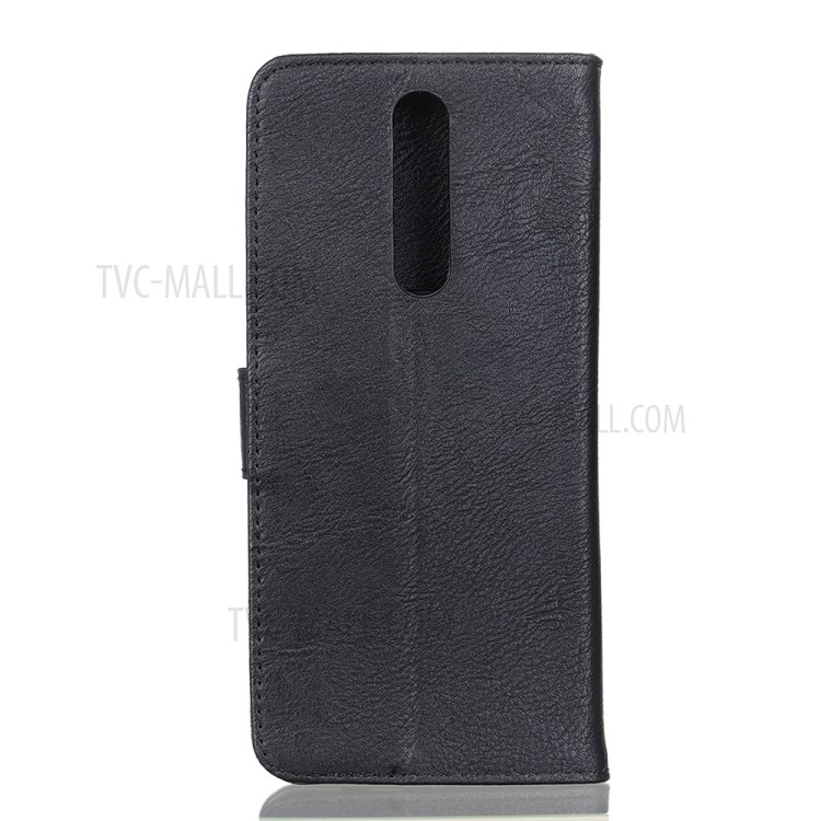 KHAZNEH Wallet Stand Leather Cell Phone Cover for Xiaomi Redmi K30 - Black-3