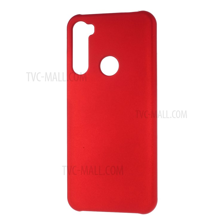 Rubberized Hard Plastic Protector Cover for Xiaomi Redmi Note 8T - Red-2