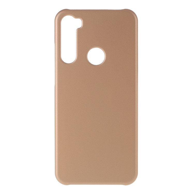 Rubberized Hard Plastic Protector Cover for Xiaomi Redmi Note 8T - Gold-1