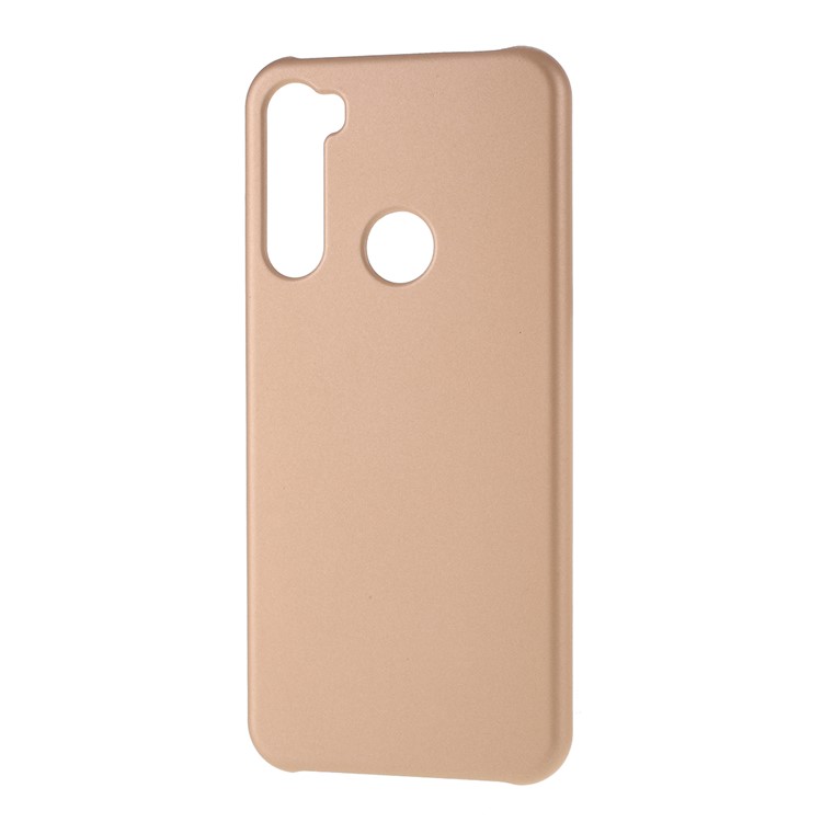 Rubberized Hard Plastic Protector Cover for Xiaomi Redmi Note 8T - Gold-2