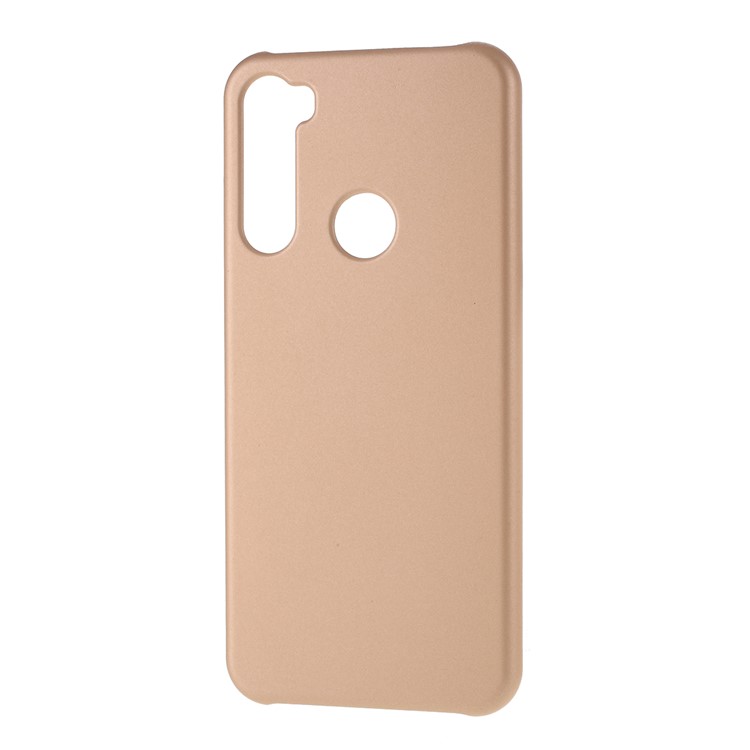 Couvercle De Protecteur En Plastique Dur Caoutchouté Pour Xiaomi Redmi Note 8T - Or