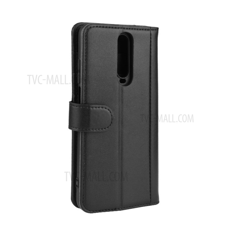 Split Leather Protection Casing with Stand Wallet for Xiaomi Redmi K30 - Black-8