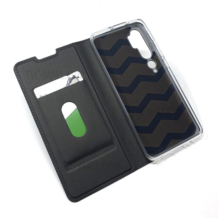 Magnetic Closure PU Leather Stand Cell Phone Case for Xiaomi Mi CC9 Pro / Mi Note 10 - Black-9