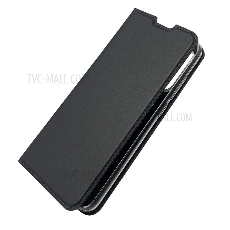 Magnetic Adsorption Leather Card Holder Case for Xiaomi Redmi Note 8T - Black-9