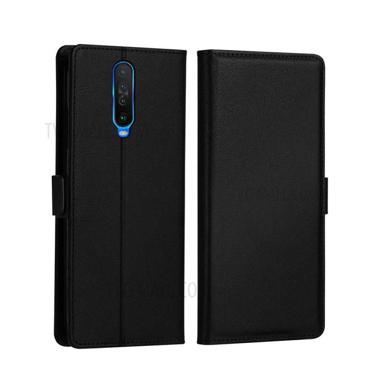 DZGOGO Milo Series Leather Wallet Case for Xiaomi Redmi K30 / K30 Pro - Black-1