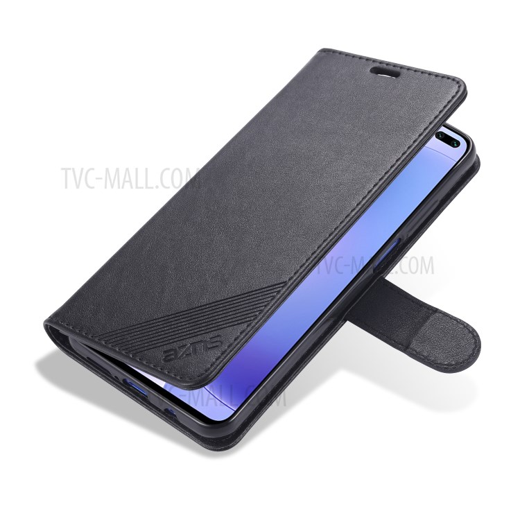 AZNS PU Leather Mobile Phone Cover for Xiaomi Redmi K30/K30 5G - Black-2