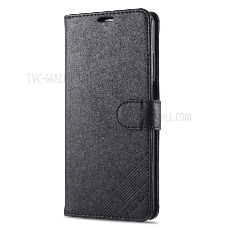 AZNS PU Leather Mobile Phone Cover for Xiaomi Redmi K30/K30 5G - Black-3