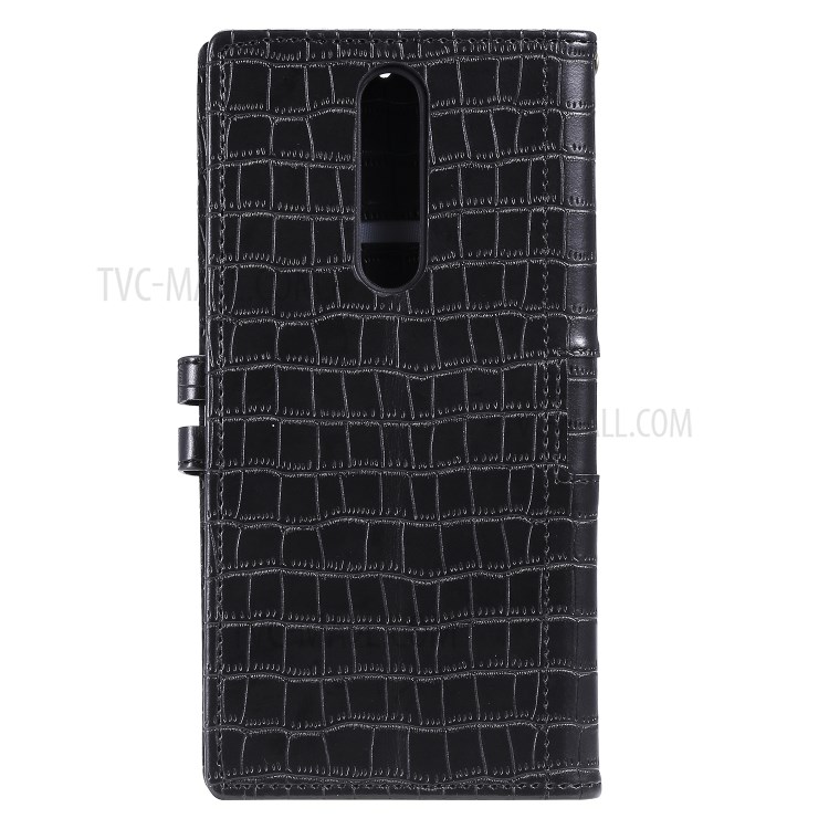 Crocodile Surface with Wallet Leather Case for Xiaomi Redmi K30 - Black-3
