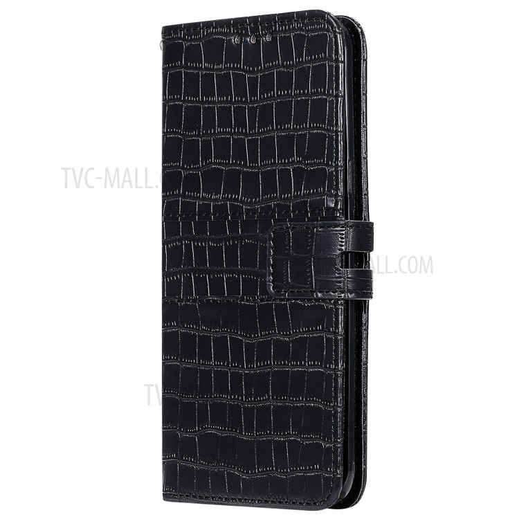 Crocodile Surface with Wallet Leather Case for Xiaomi Redmi K30 - Black-4