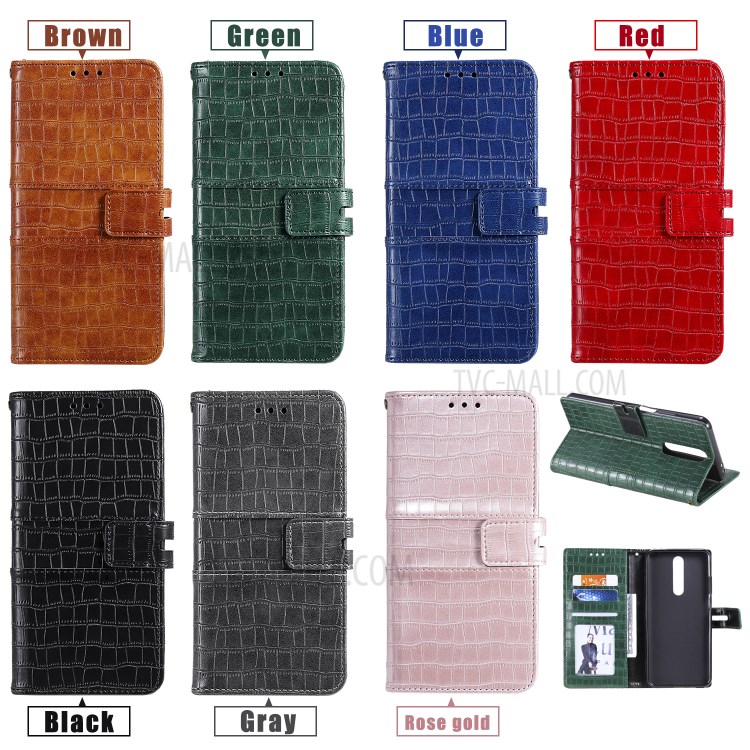Crocodile Surface with Wallet Leather Case for Xiaomi Redmi K30 - Black-8