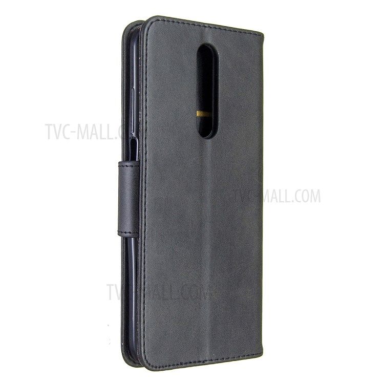 Wallet Stand PU Leather Phone Protection Case for Xiaomi Redmi K30/K30 5G - Black-3