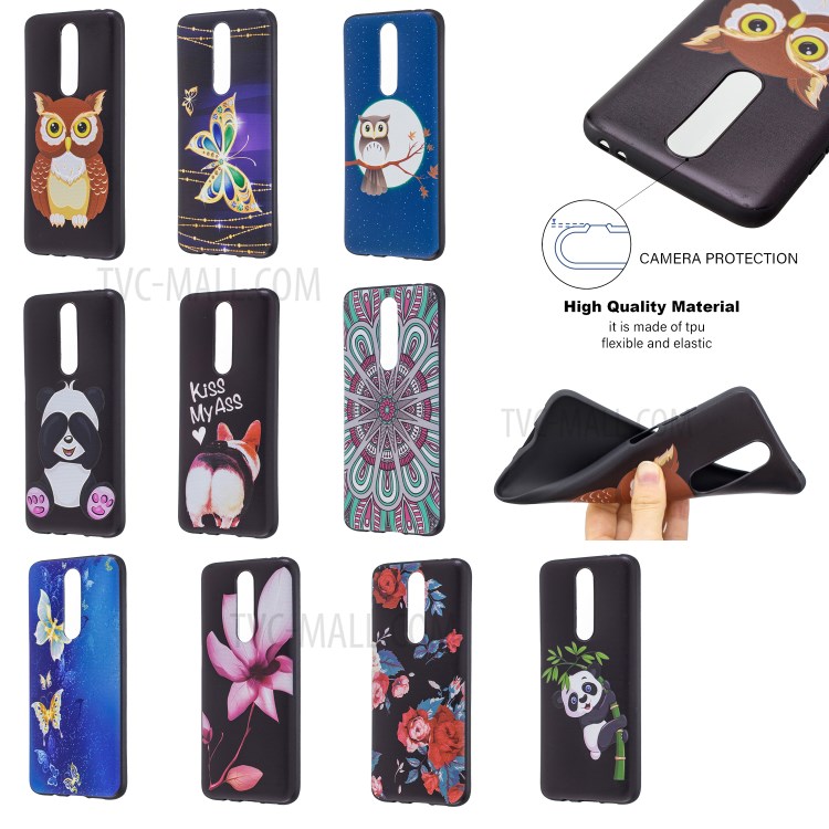 Pattern Printing Embossed TPU Case for Xiaomi Redmi K30 - Butterfly Pattern-6