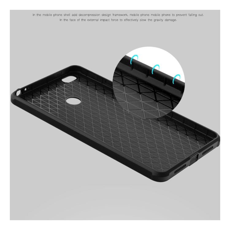 Auspicious Dragon Pattern Drop-proof Imprint TPU Case for Xiaomi Mi Max - Black-6