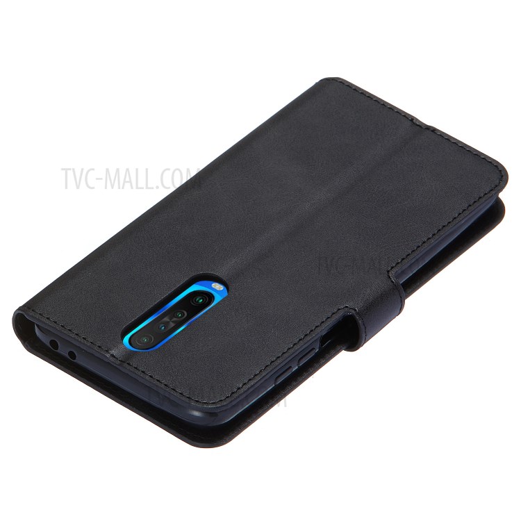 Leather Simple Style Phone Case for Xiaomi Redmi K30/Poco X2 - Black-8