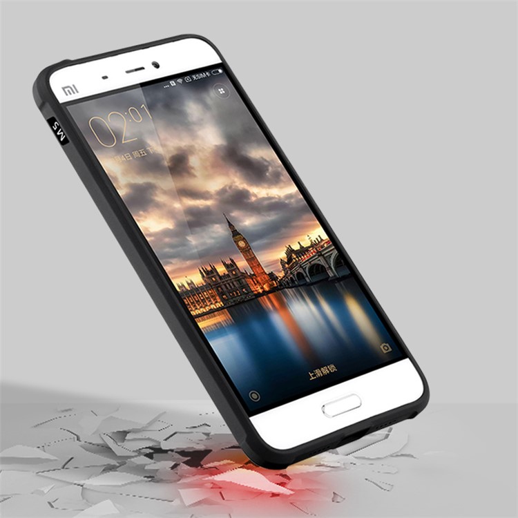 Auspicious Dragon Pattern Drop-proof Imprint TPU Case for Xiaomi Mi 5 - Black-2