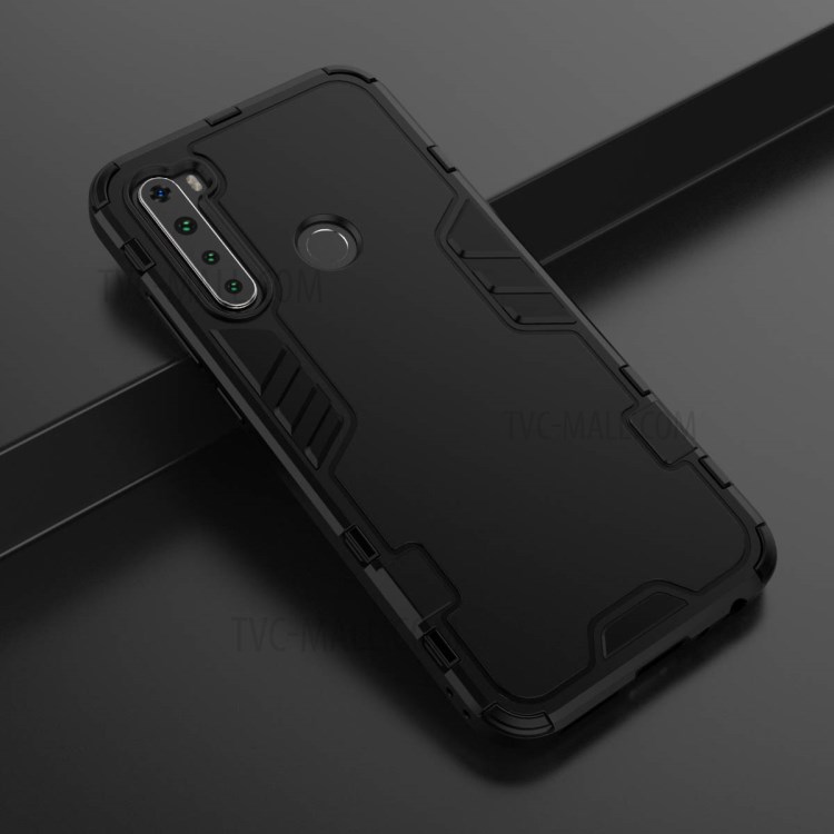 Armoured Style PC TPU Hybrid Protector Cover for Xiaomi Redmi Note 8 - Black-6