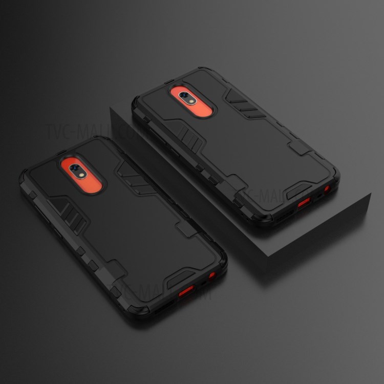 Hybrid PC TPU Armoured Style Shell for Xiaomi Redmi 8A - Black-7