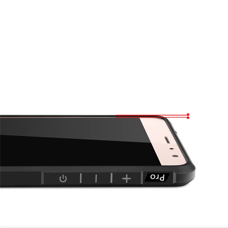 Auspicious Dragon Pattern Drop-proof Imprint TPU Cover for Xiaomi Redmi Pro - Black-4