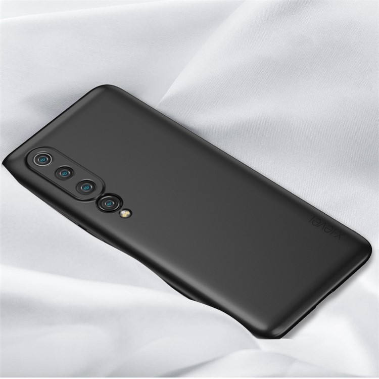 X-LEVEL Guardian Series Matte TPU Phone Cover for Xiaomi Mi 10 - Black-1