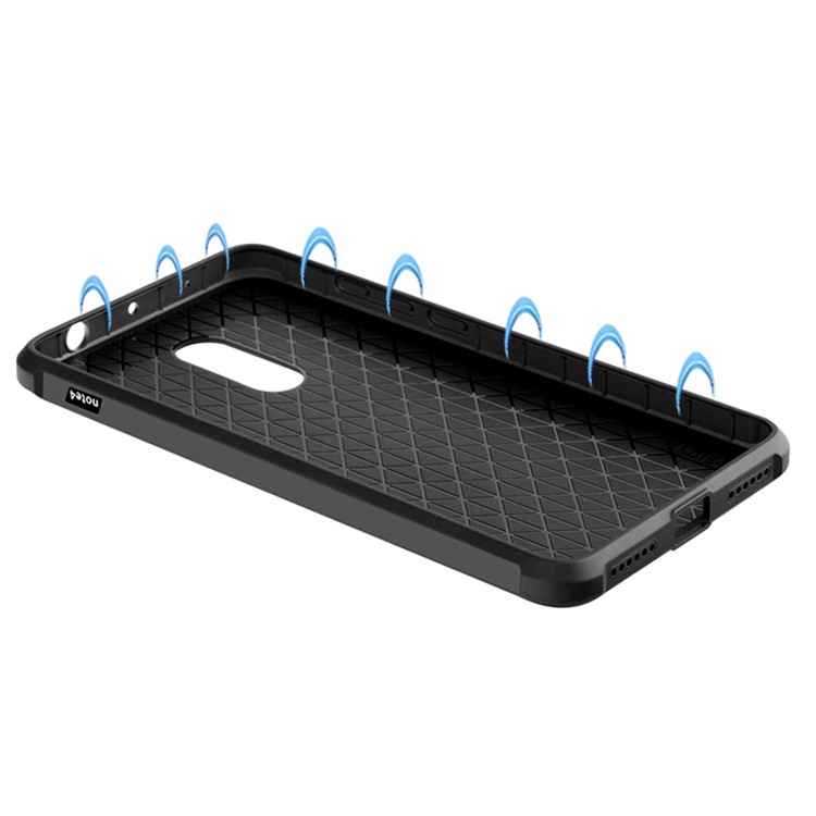 Auspicious Dragon Pattern Drop-proof Imprint TPU Case for Xiaomi Redmi Note 4 - Black-2