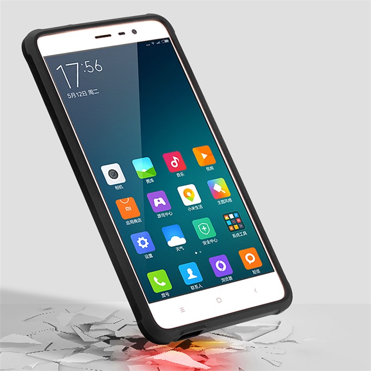Auspicious Dragon Pattern Drop-proof Imprint TPU Case for Xiaomi Redmi Note 3 / Note 3 Pro - Black-4