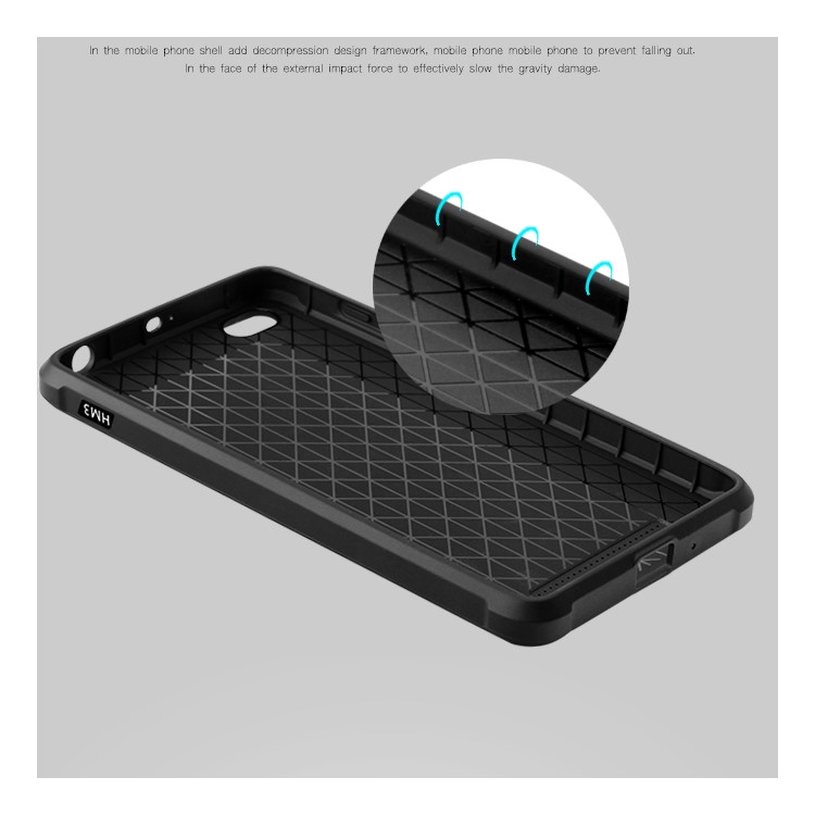 Auspicious Dragon Pattern Drop-proof Imprint TPU Case for Xiaomi Redmi 3 - Black-5
