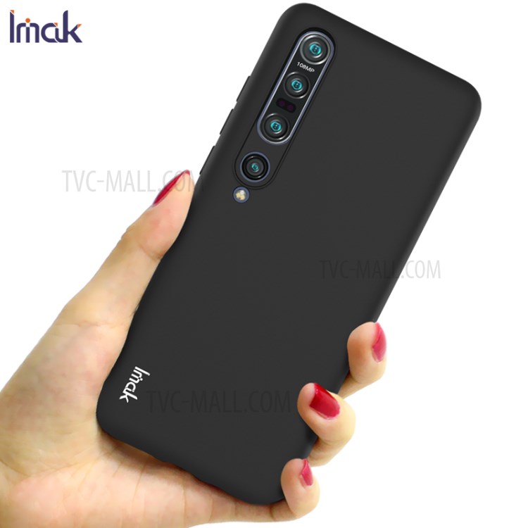 IMAK UC-1 Series Matte TPU Soft Phone Case for Xiaomi Mi 10 Pro - Black-6