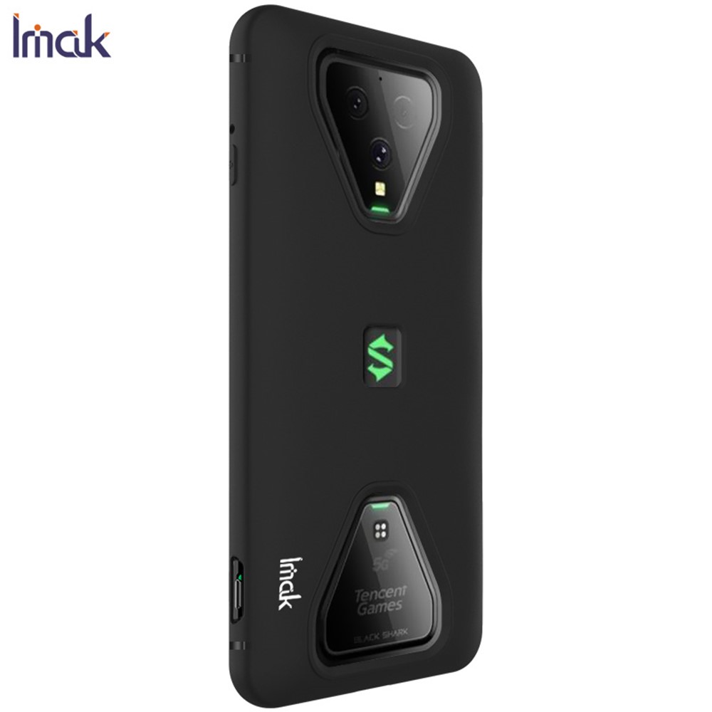 IMAK UC-1 Series Frosted TPU Case de Protection Douce de Protection Contre le Requin Noir Xiaomi 3 - le Noir