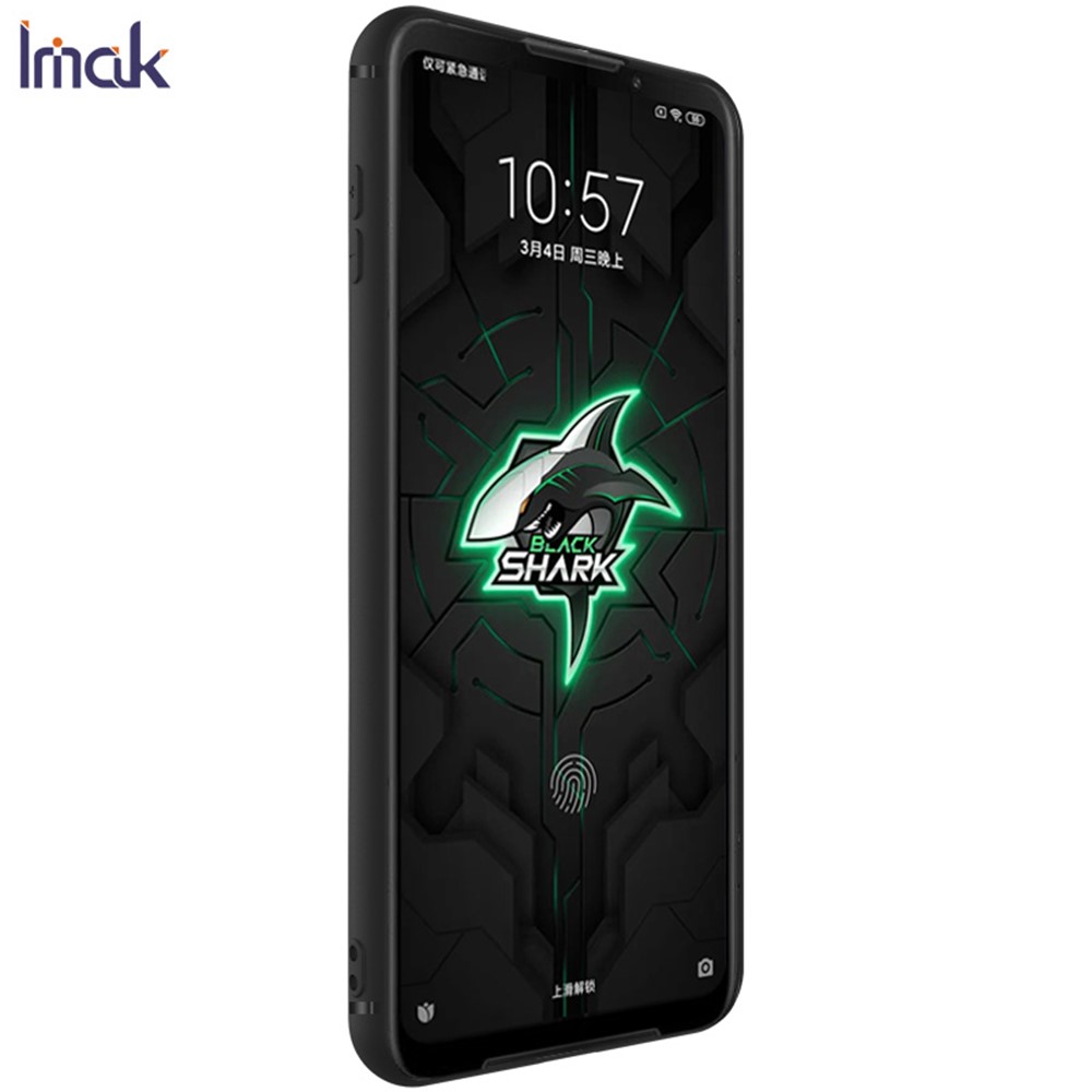 IMAK Uc-1-serie Frosted Tpu-hülle Weichschutzabdeckung Für Xiaomi Black Shark 3 - Schwarz