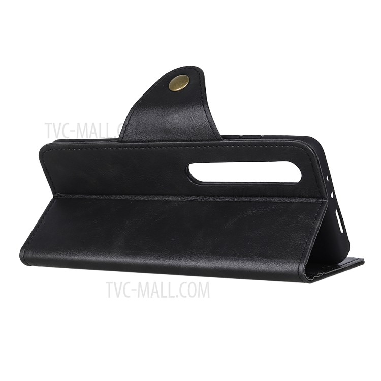 With Wallet Leather Stand Phone Case for Xiaomi Mi 10 - Black-11