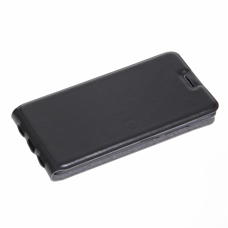 Vertical Flip Case Crazy Horse Leather ID Card/Photo Slot Cover for Xiaomi Mi 5s - Black-2