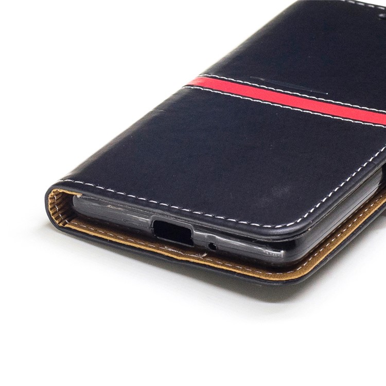 For Xiaomi Redmi 3s Graceful Stitching Wallet Leather Phone Case with Stand - Black-5