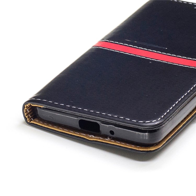 For Xiaomi Redmi 4a Graceful Series Stitching Wallet Leather Stand Phone Case - Black-5