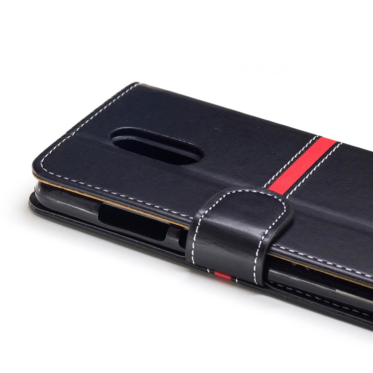 Wallet Leather Stand Phone Case for Xiaomi Redmi Note 3 with Strap - Black-6