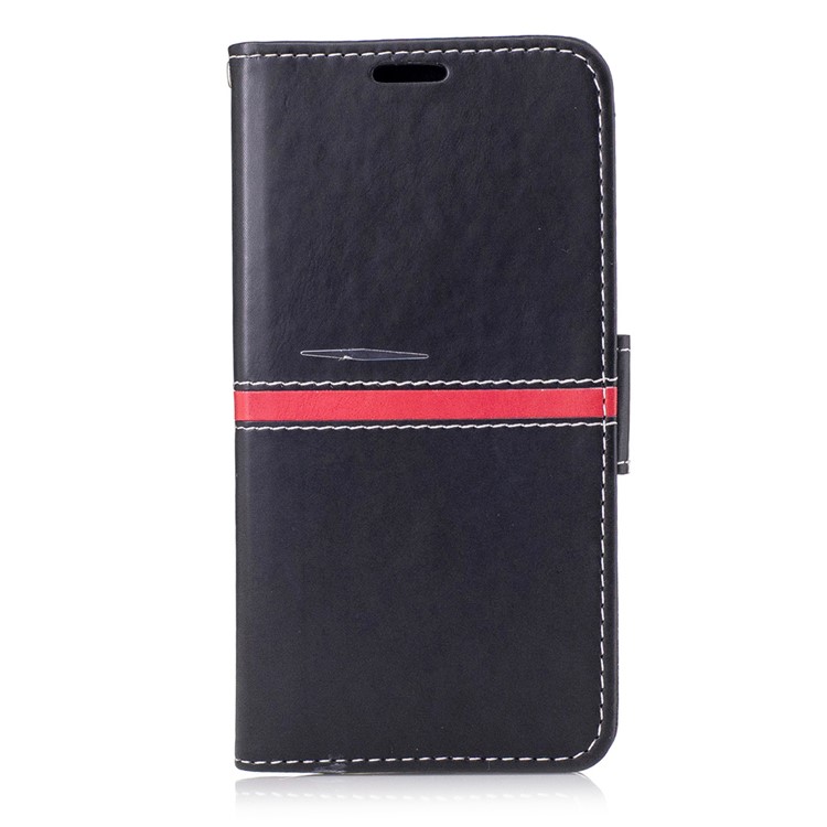 Elegant Style Leather Wallet Phone Case with Stand for Xiaomi Redmi 4 - Black-1