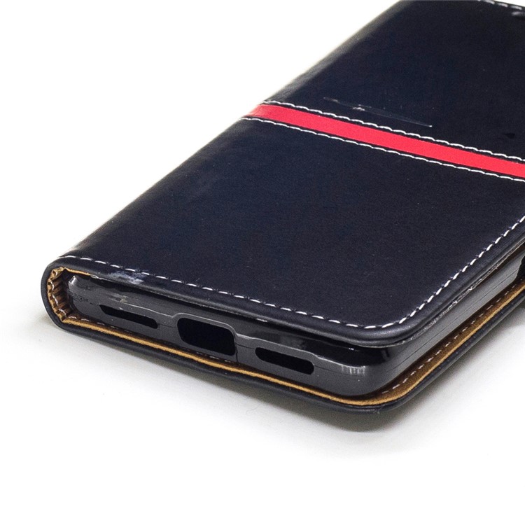 Elegant Style Leather Wallet Phone Case with Stand for Xiaomi Redmi 4 - Black-5