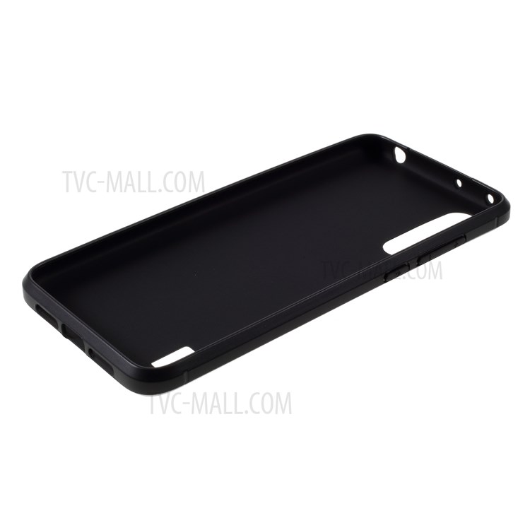 Carbon Fiber TPU Back Case for Xiaomi Mi CC9/Mi CC9 Meitu Edition/Mi 9 Lite - Black-6